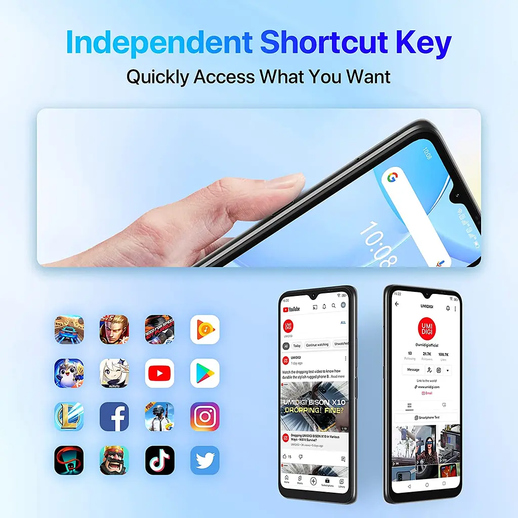 Смартфон Umidigi Power 5S 4/64Gb UA-UCRF Sapphire Blue [69427] - фото 7