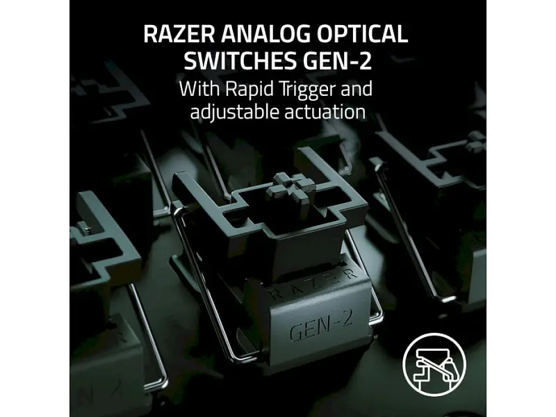 Клавіатура Razer Huntsman V3 Pro Analog Optical Switch Gen-2 USB Black (RZ03-04970100-R3M1) - фото 10