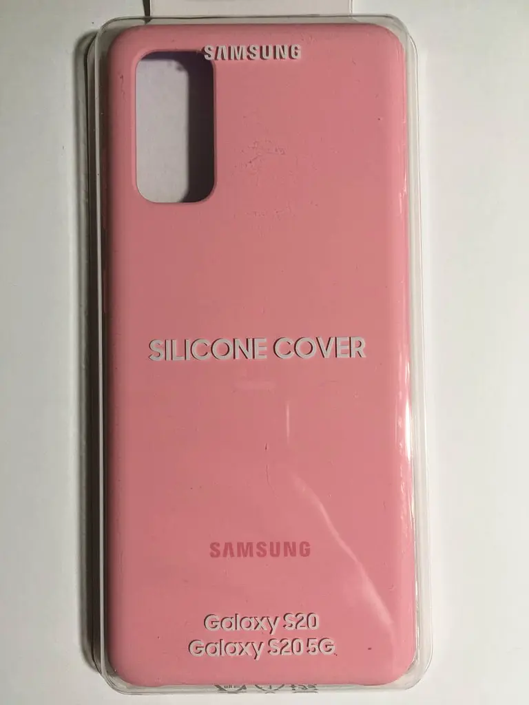 Оригінальний силіконовий чохол Silicone Cover Samsung Galaxy S20 (6.2") Pink (EF-PG980TPEGRU) - фото 4