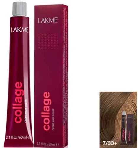 Перманентная краска для волос Lakme Collage Creme Hair Color тон 7/33+ 60 мл - фото 2