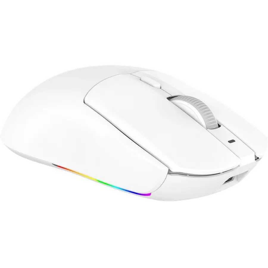 Ігрова миша Ajazz AJ-139W MC V2 Wireless/Bluetooth/USB ESports Gaming 12000dpi 35G White - фото 4