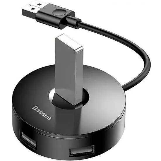 USB-хаб Baseus Round Box 4-Port USB-A Black 0.1 м [CAHUB-F01] [77939] - фото 5