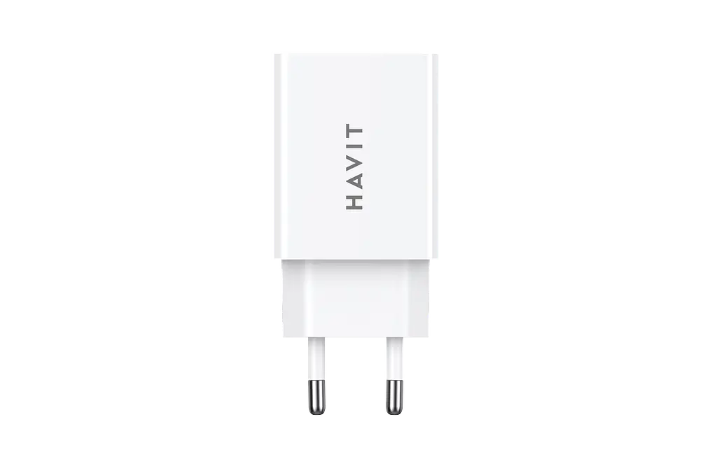 Зарядний пристрій Havit 2USB білий (HV-UC003B) - фото 2