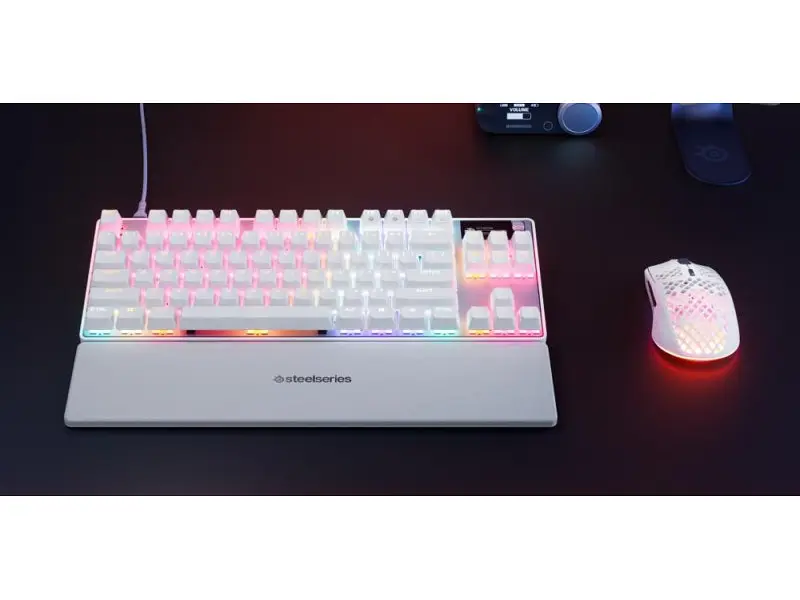 Клавіатура SteelSeries Apex Pro Gen 3 HyperMagnetic White (64898) - фото 8