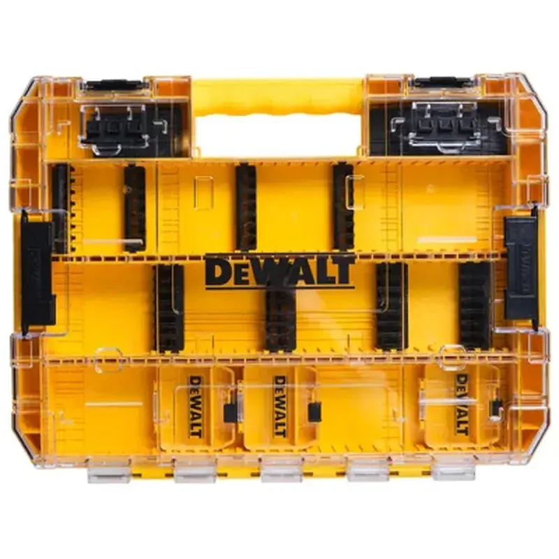 Ящик для інструментів DeWALT для біт системи TSTAK Tough Case L з футляром та касетами 8шт, розділювачі 6шт (DT70804) - фото 4