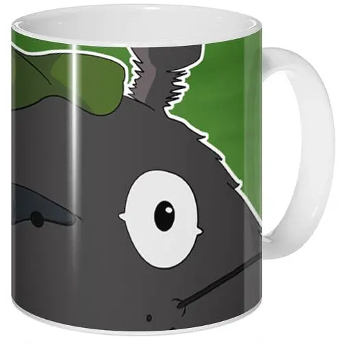 Кружка GeekLand Мой сосед Тоторо My Neighbor Totoro глаза NT.02.029 330 мл белая - фото 2