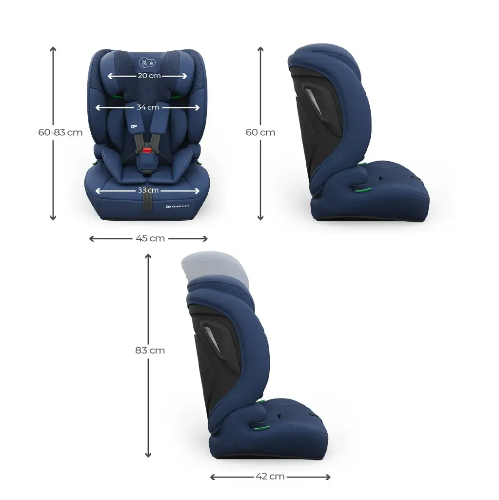 Автокрісло Kinderkraft Comfort Up 2 Plus i-Size Navy (KCCOUP02NAVPL00) - фото 8