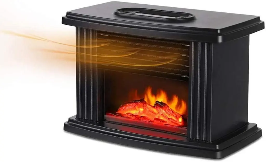 Обігрівач у вигляді каміна Flame Heater для дому ∙ Портативний міні-обігрівач Flame Heater - фото 2