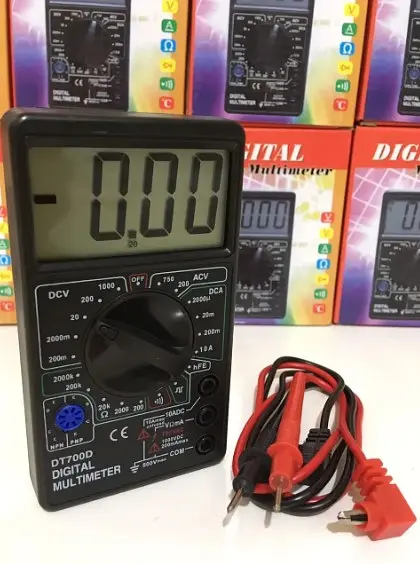 Мультиметр цифровий тестер з дзвінком Digital Multimeter DT-700D - фото 2