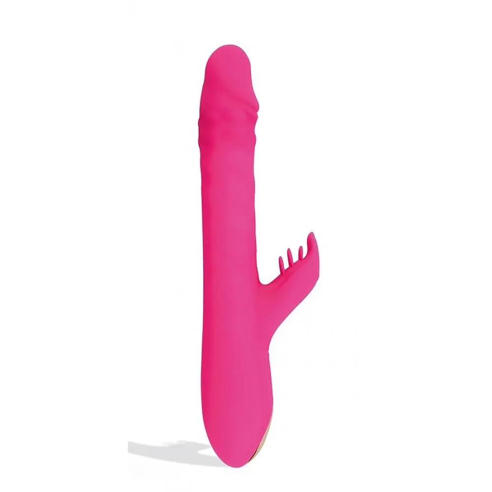 Вібратор-кролик Intimate Melody Thrusting Rabbit, 25.3 см (рожевий)
