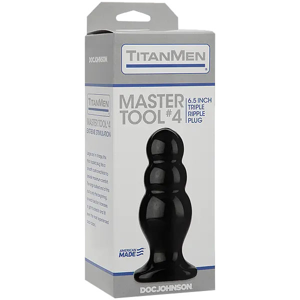 Анальний стимулятор Doc Johnson Titanmen Tools – Master, діаметр 6,6 см - фото 2