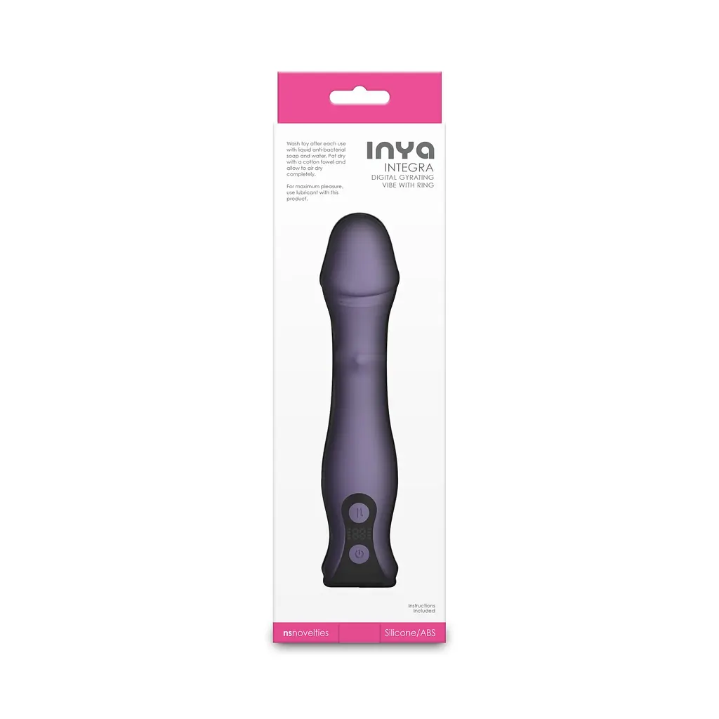 Вібратор NS Novelties INYA - Integra - Gray - фото 4