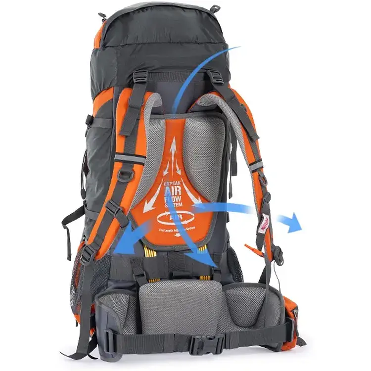 Рюкзак Naturehike NH70B070-B 70 л + 5 л блакитний - фото 2