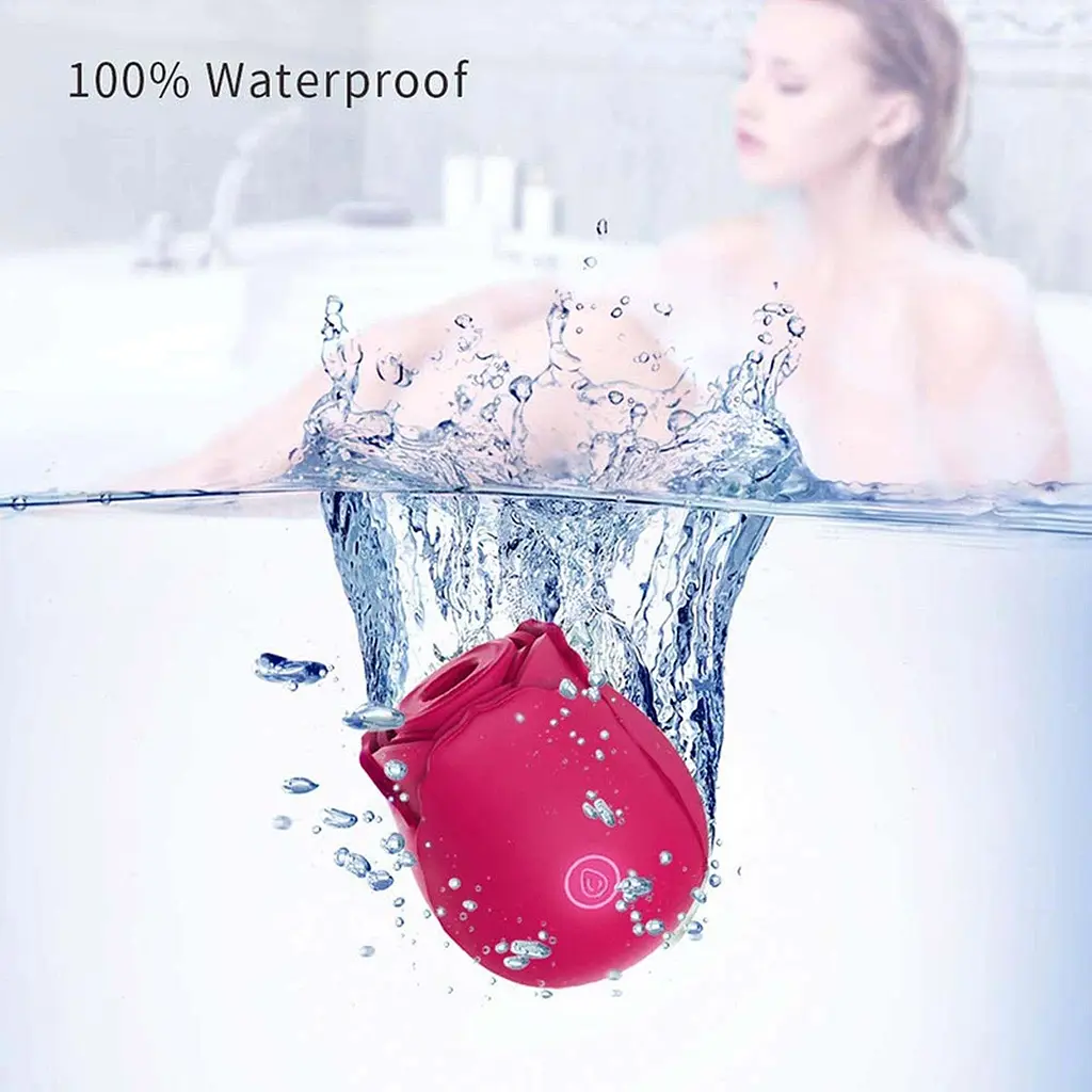 Вакуумный стимулятор клитора с вибрацией Boss Series Rose розовый - фото 5