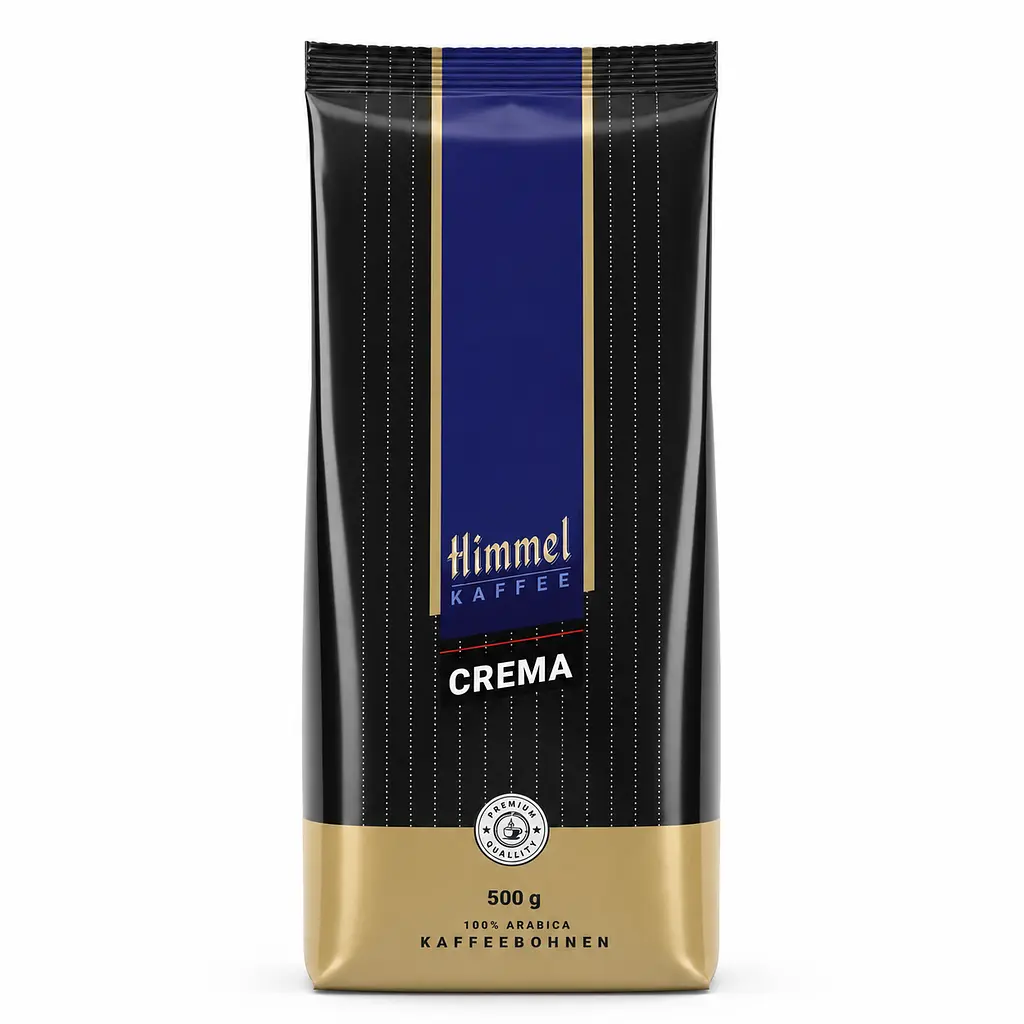 Кава зернова Himmel Kaffee Crema 500 г для кавомашини, еспресо, капучино та лате