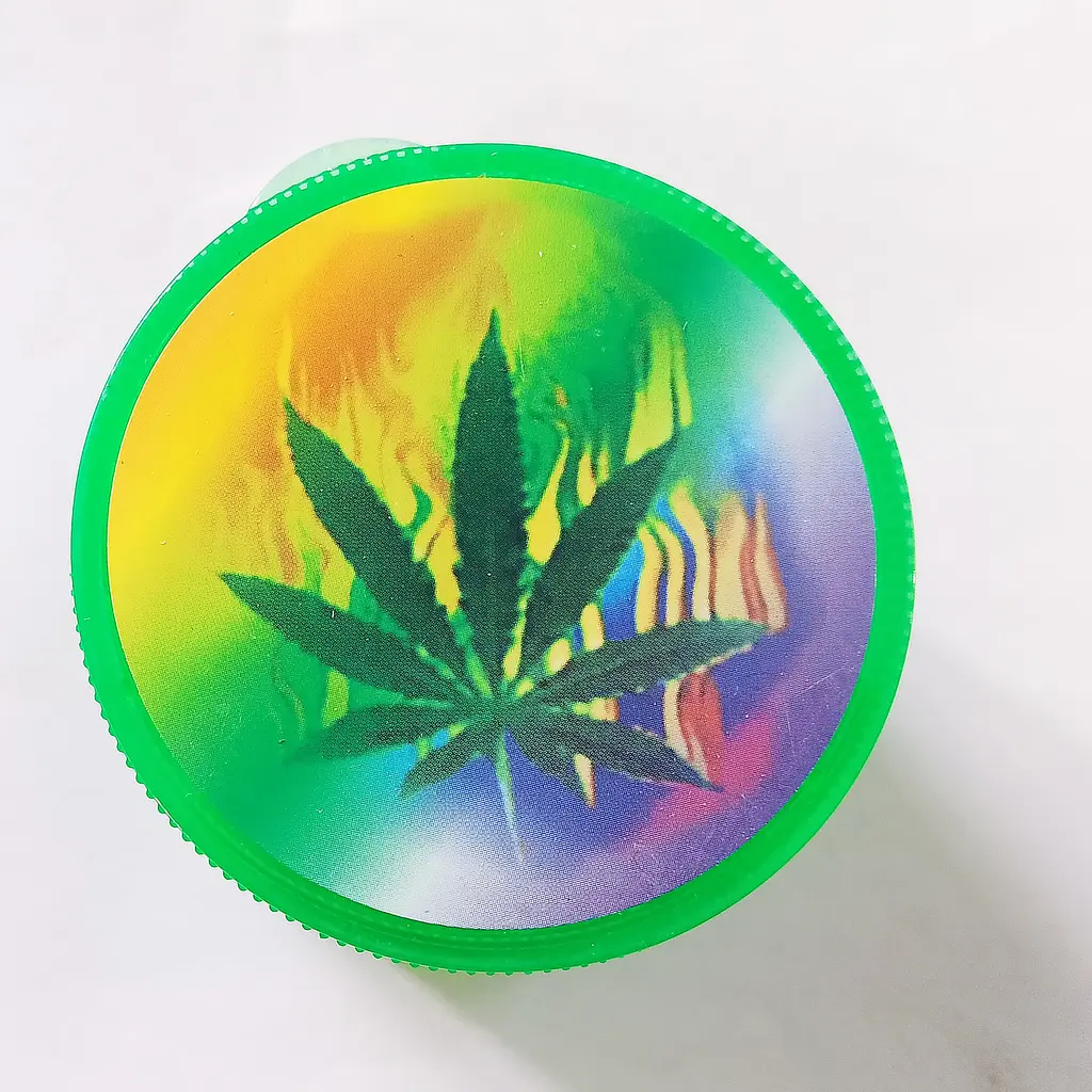 Гриндер для подрібнення тютюну HL-176 Коноплі Green (17028) - фото 2