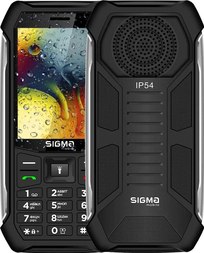 Мобільний телефон Sigma X-style 323 RAIN Black (4827798885710)