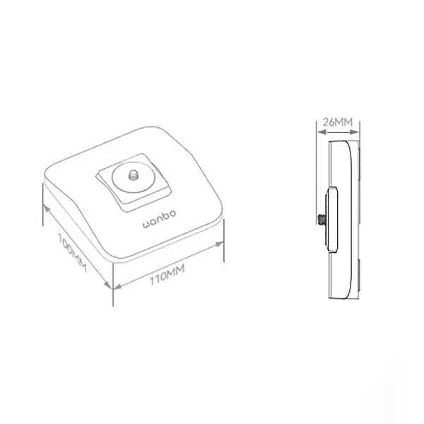 Підставка на стіл Wanbo WBBA02 для проекторів T2 Max New, Dali, T4, Mini - фото 10