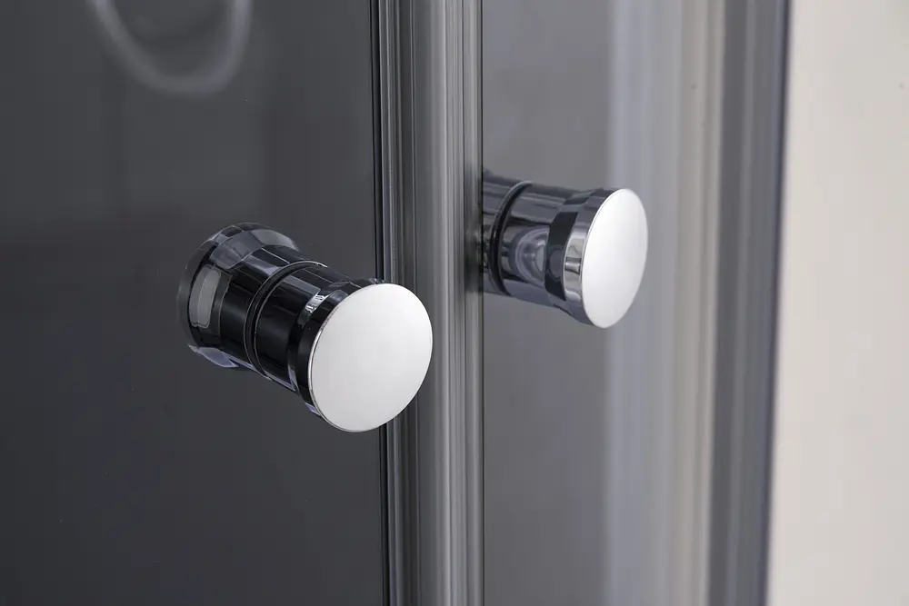 Душова кабіна з низьким піддоном Mixxus Cubic SCT01-90x90x195-TR graphite прозоре скло 4 мм MI6905, Універсальна, прозорий, графіт - фото 6