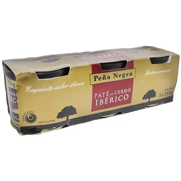 Паштет Peta Negra Pate de Cerdo Iberico зі свинини без глютену 3*83 г