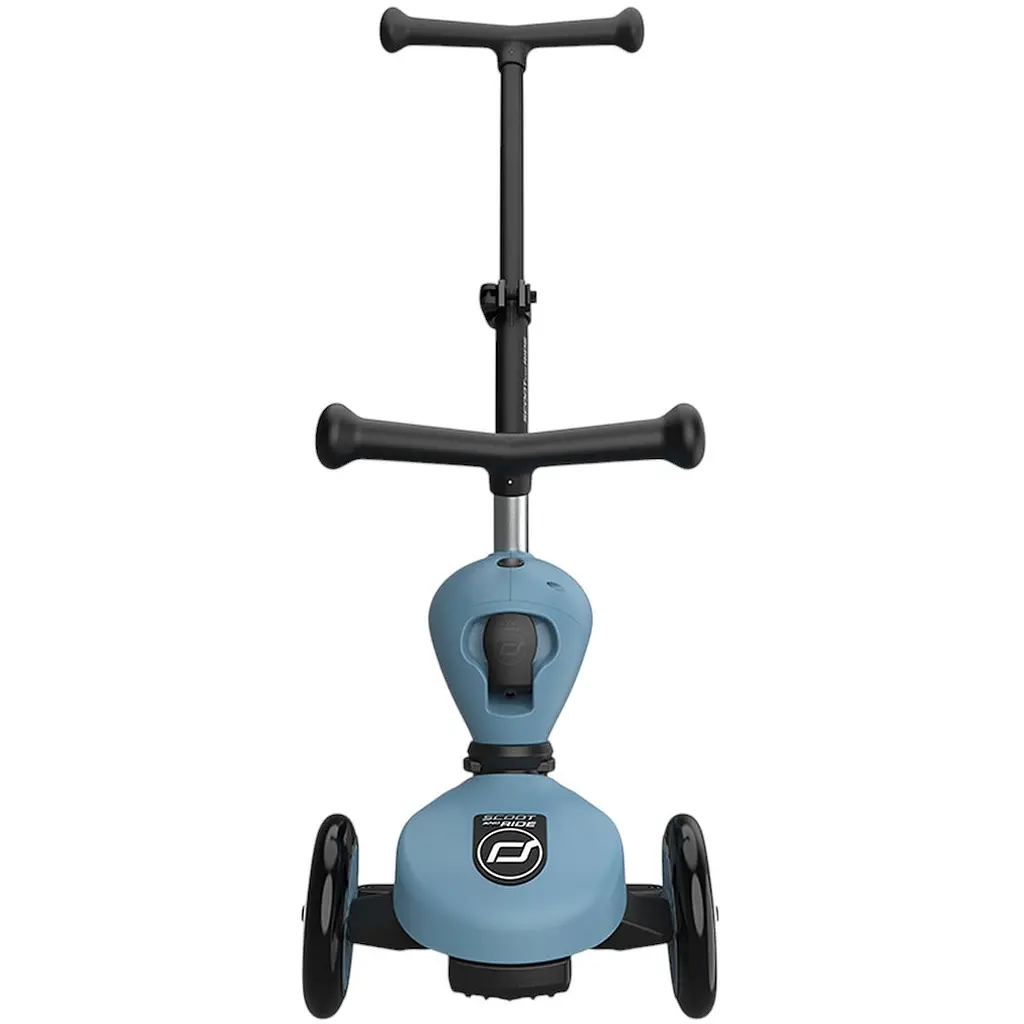 Самокат Scoot and Ride Highwaykick-1 Push and Go сіро-синій (SR-240527-STEEL) - фото 5