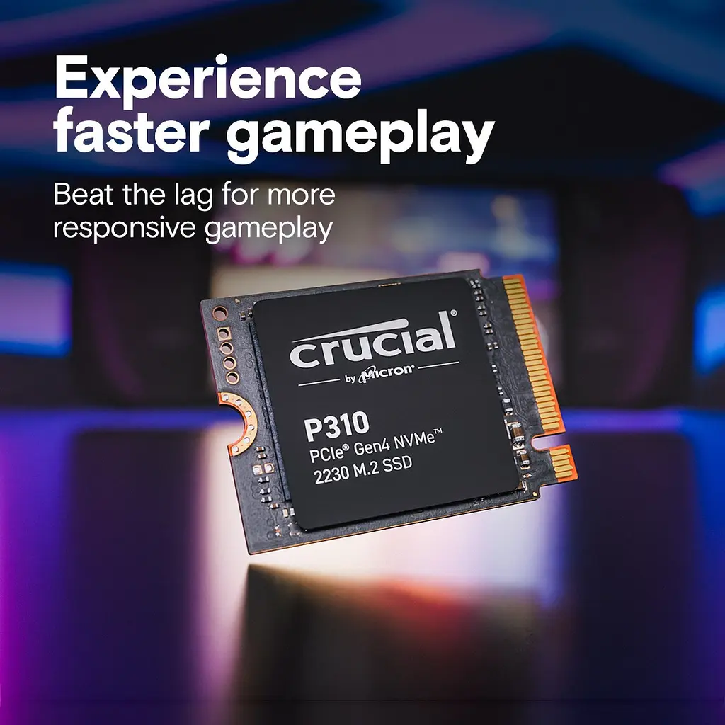 Диск внутренний SSD NVMe 2230 - Crucial P310 1 TB (CT1000P310SSD2) - фото 3