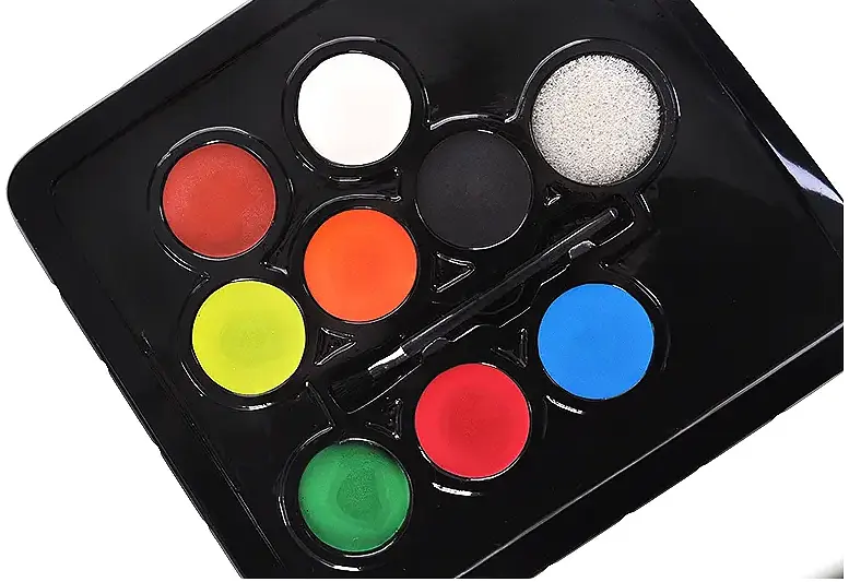 Аквагрим набір 8 кольорів Face Paint For Kids – дитячий боді-арт для творчості та святкових образів - фото 4