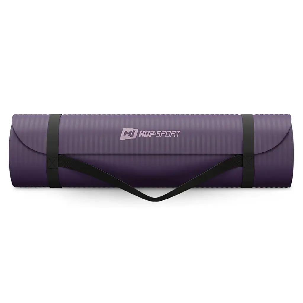 Коврик для йоги Hop-Sport HS-NB010GM NBR 1см баклажановий - фото 3