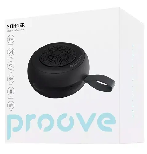 Колонка портативная Stinger, Black, 5 Вт. Proove teh0021058 - фото 3