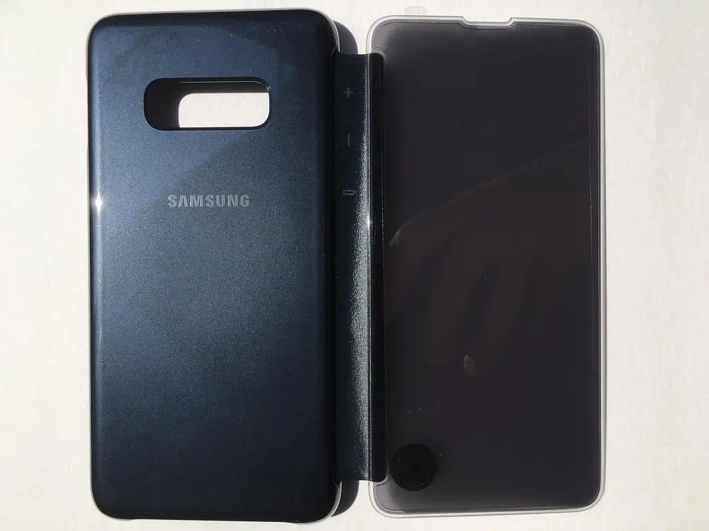 Оригінальний чохол-книжка Official S-View Clear View Cover EF-ZG970CBEGRU для Samsung Galaxy S10e (5.8") Чорний - фото 6