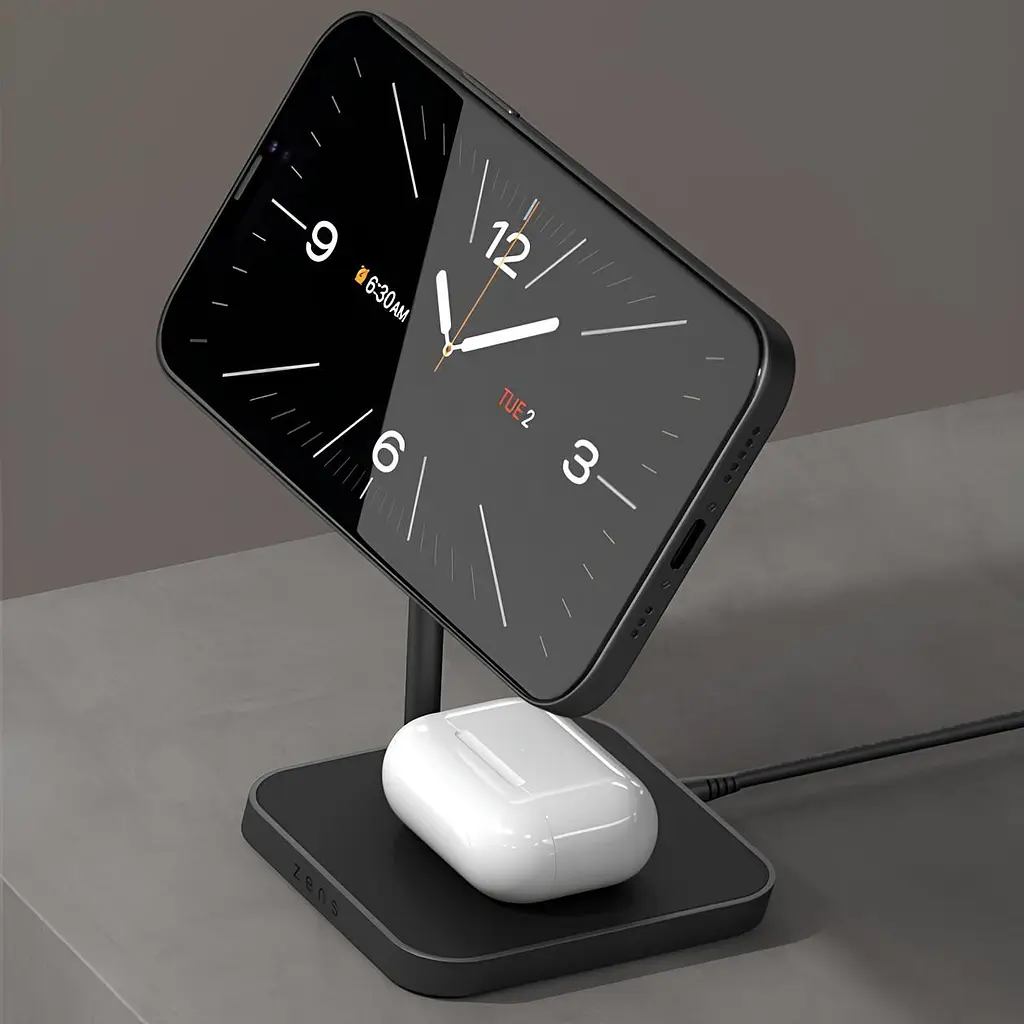 Бездротовий зарядний пристрій Zens Office Charger 2 Wireless Black (ZEDC26B/00) - фото 3