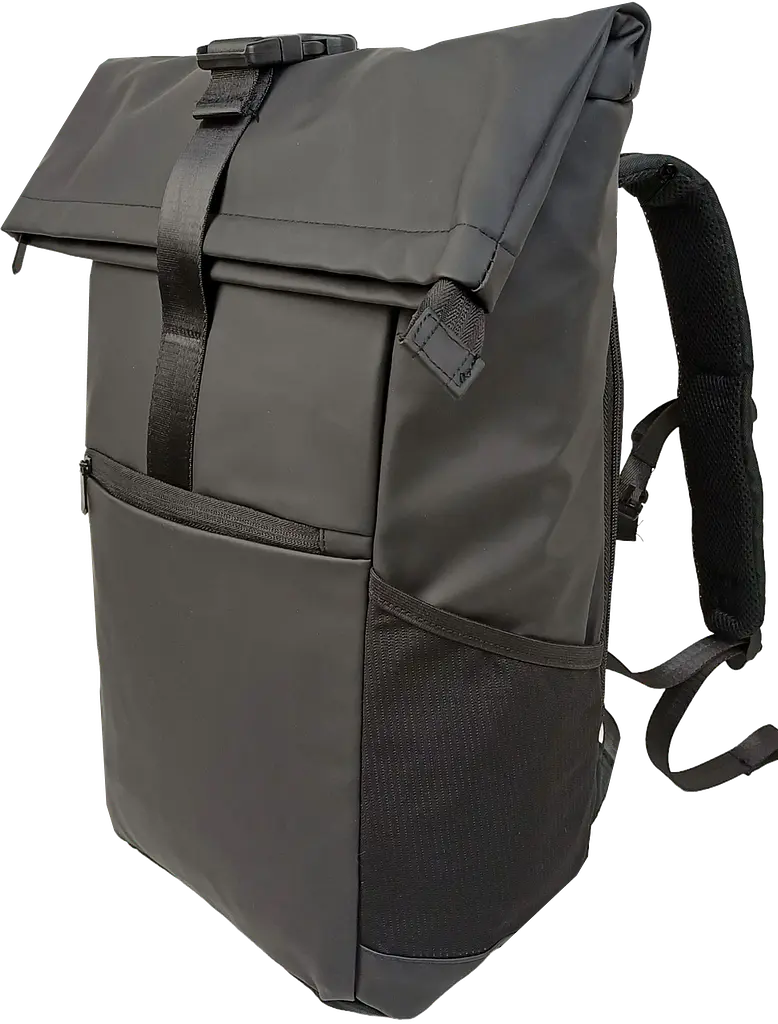 Рюкзак молодіжний проґумований Live in style 18L, чорний, роллтоп, Rolltop-Rucksack - фото 2