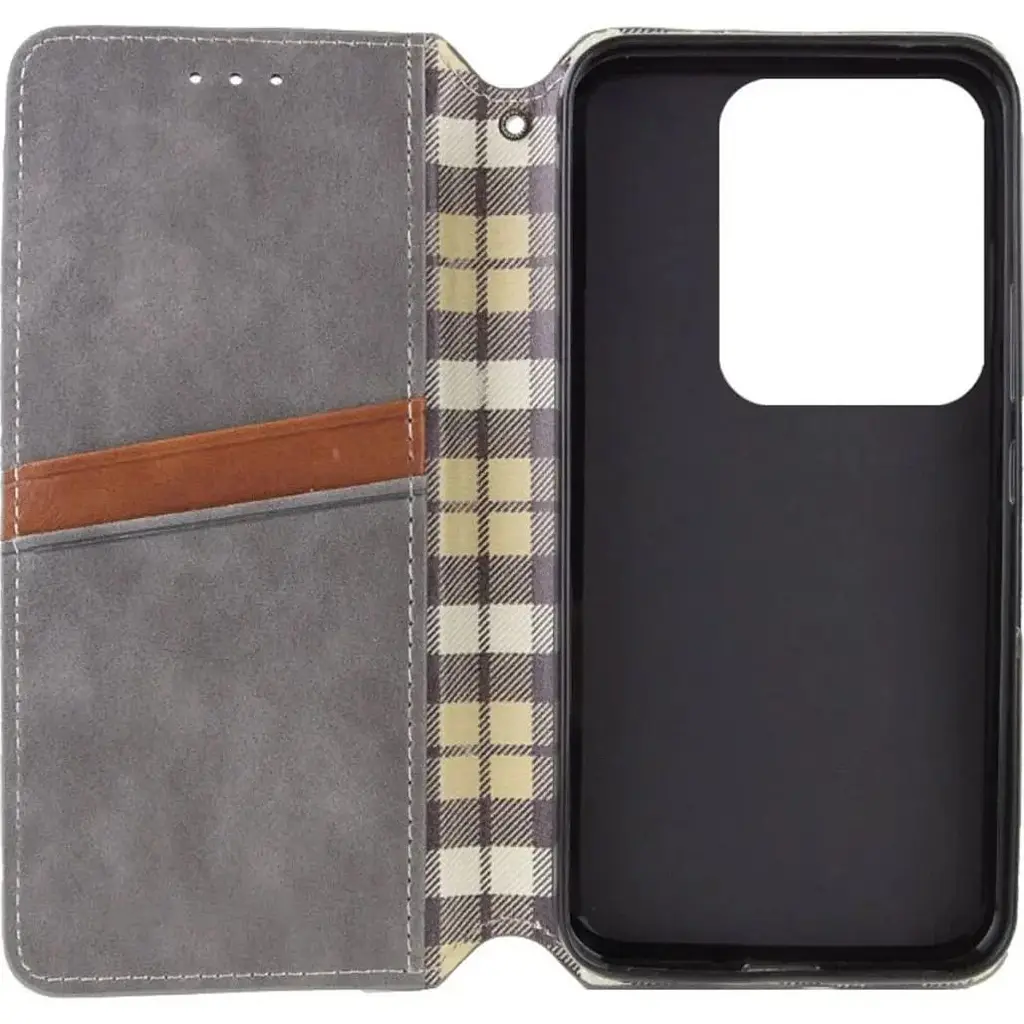 Чохол Rubic Leather Case для Redmi Note 13 4G Grey [122133] - фото 3