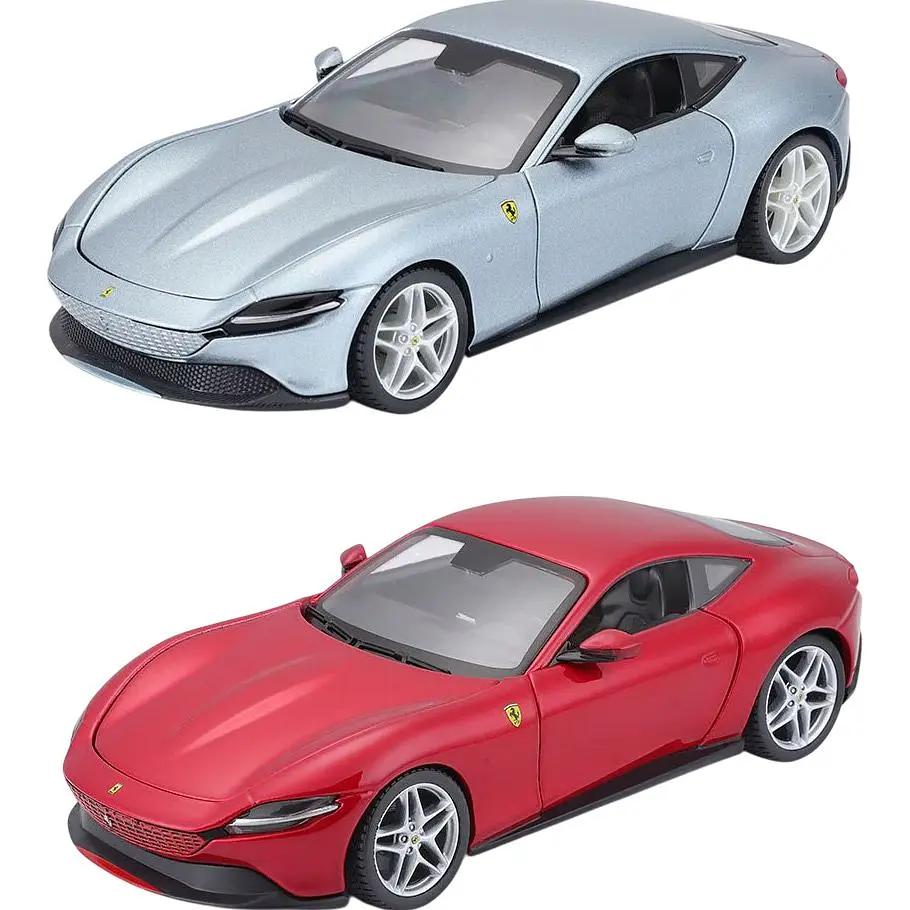 Автомодель Bburago Ferrari Roma 1:24 Metallic Grey (18-26029) [119123] - фото 5