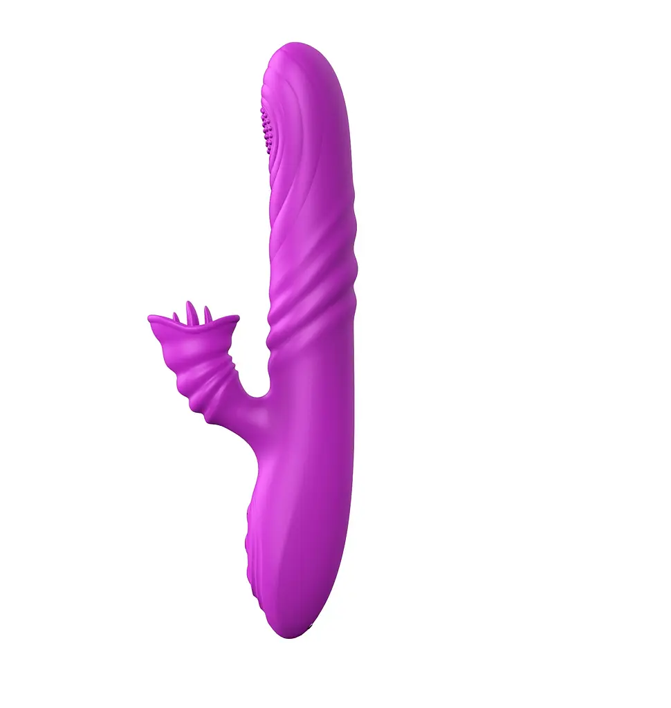 Вібратор Angelia, USB 3 functions of thrusting / 20 vibrations Purple Boss Series 26-00141-1 101965 - фото 3