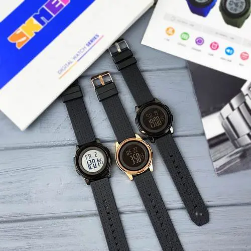 Чоловічий наручний годинник 1502 All Black Skmei acs0030713 - фото 6
