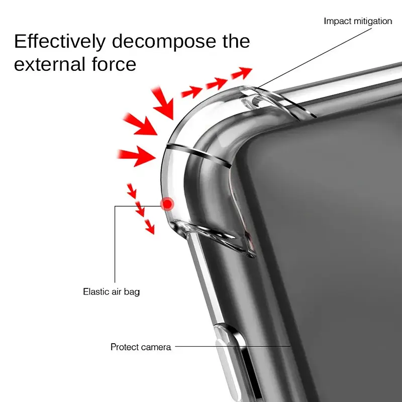 TPU чехол GETMAN Ease logo усиленные углы Full Camera для Xiaomi 13T / 13T Pro - фото 3