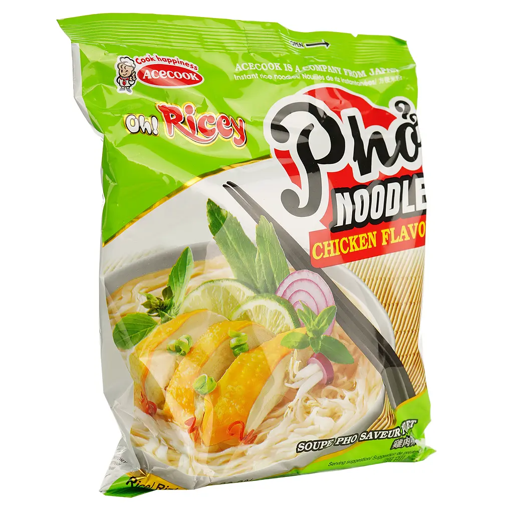 Рисовая лапша быстрого приготовления Acecook Hao Haо Oh! Iricey со вкусом курицы 71 г - фото 3
