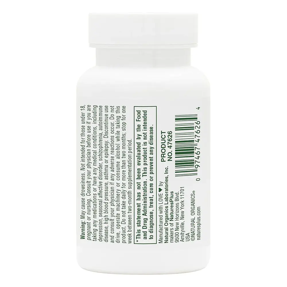 Натуральна добавка NaturesPlus Fast Acting Melatonin 5 mg 90 таблеток - фото 3