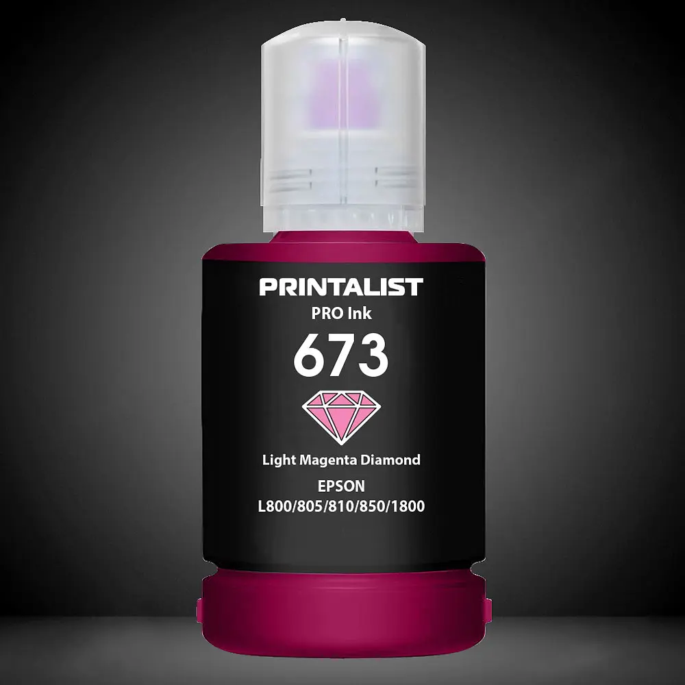 Чорнило PRINTALIST 673 для Epson L800 140г Light Magenta водорозчинне (PL673LM) - фото 6