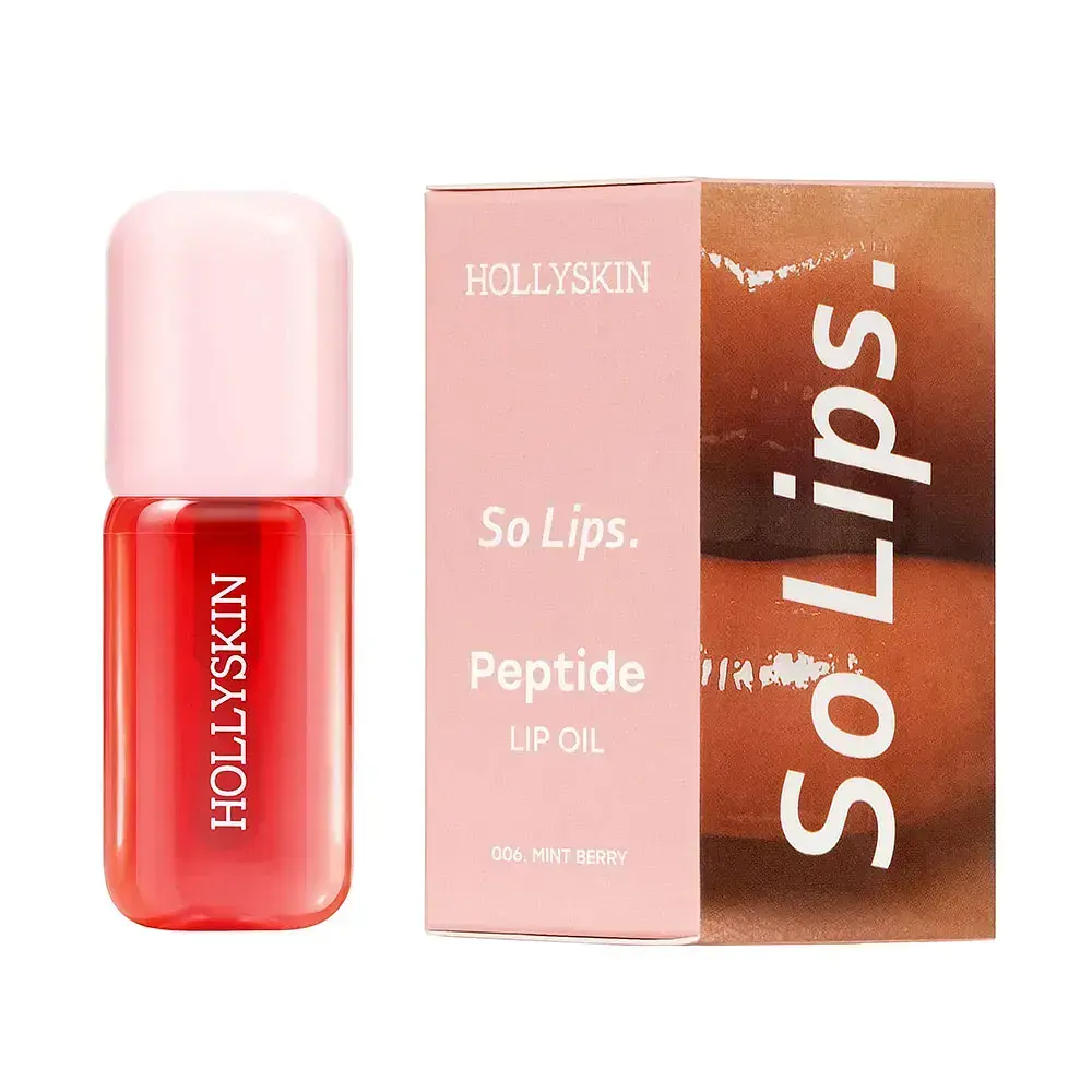 Зволожувальна олія для губ HOLLYSKIN So Lips Peptide Lip Oil №006 Mint Berry, 4 мл