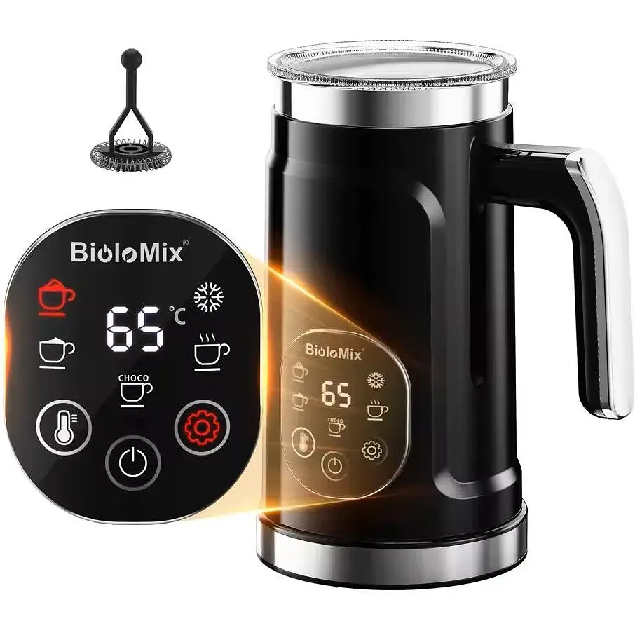 Капучинатор (піноутворювач для молока) Biolomix BMF102E Чорний - фото 3