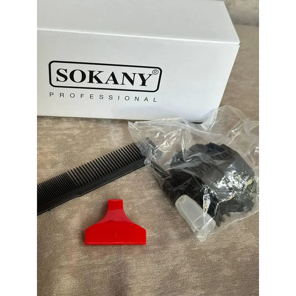 Машинка для стрижки волос Sokany SK-9906 мужская машинка для стрижки розовая 5 Вт - фото 3