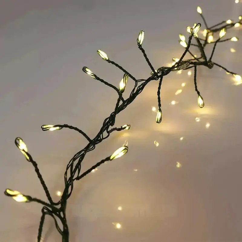 Гірлянда XPRO Роса феєрверк 20 м, 600 LED + пульт, Теплий білий (234575632_844) - фото 2
