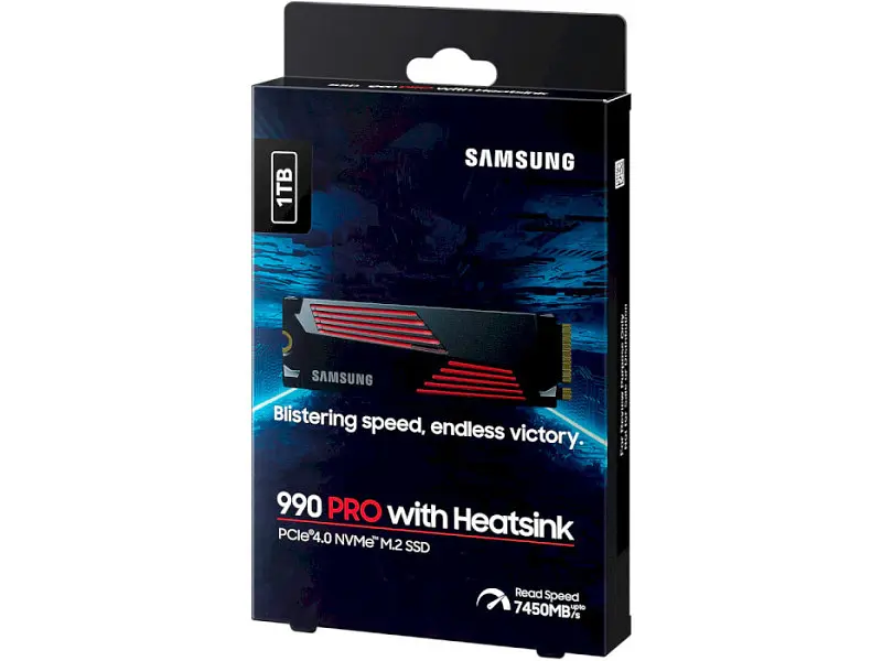 SSD-накопичувач Samsung 990 PRO with Heatsink 1 TB (MZ-V9P1T0GW) - фото 9