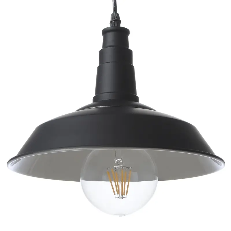 Люстра Brille подвесная лофт для кухни E27 60W BK (BL-221S/1) - фото 2