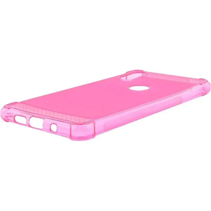 Чехол-накладка Toto Shockproof Carbon Brush TPU Case Xiaomi Mix 2S Pink - фото 6