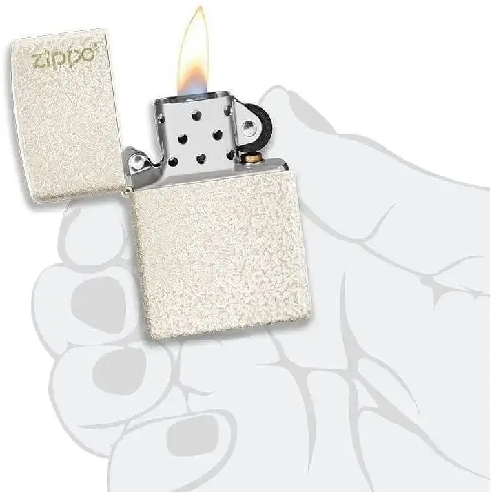 Зажигалка Zippo Reg Mercury Glass Matte Logo - фото 2