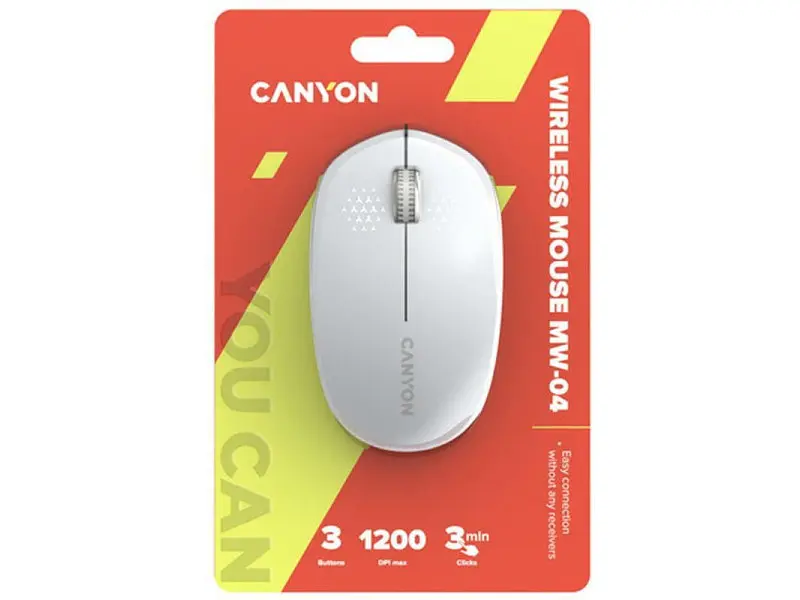 Миша Canyon MW-04 White (CNS-CMSW04W) - фото 6
