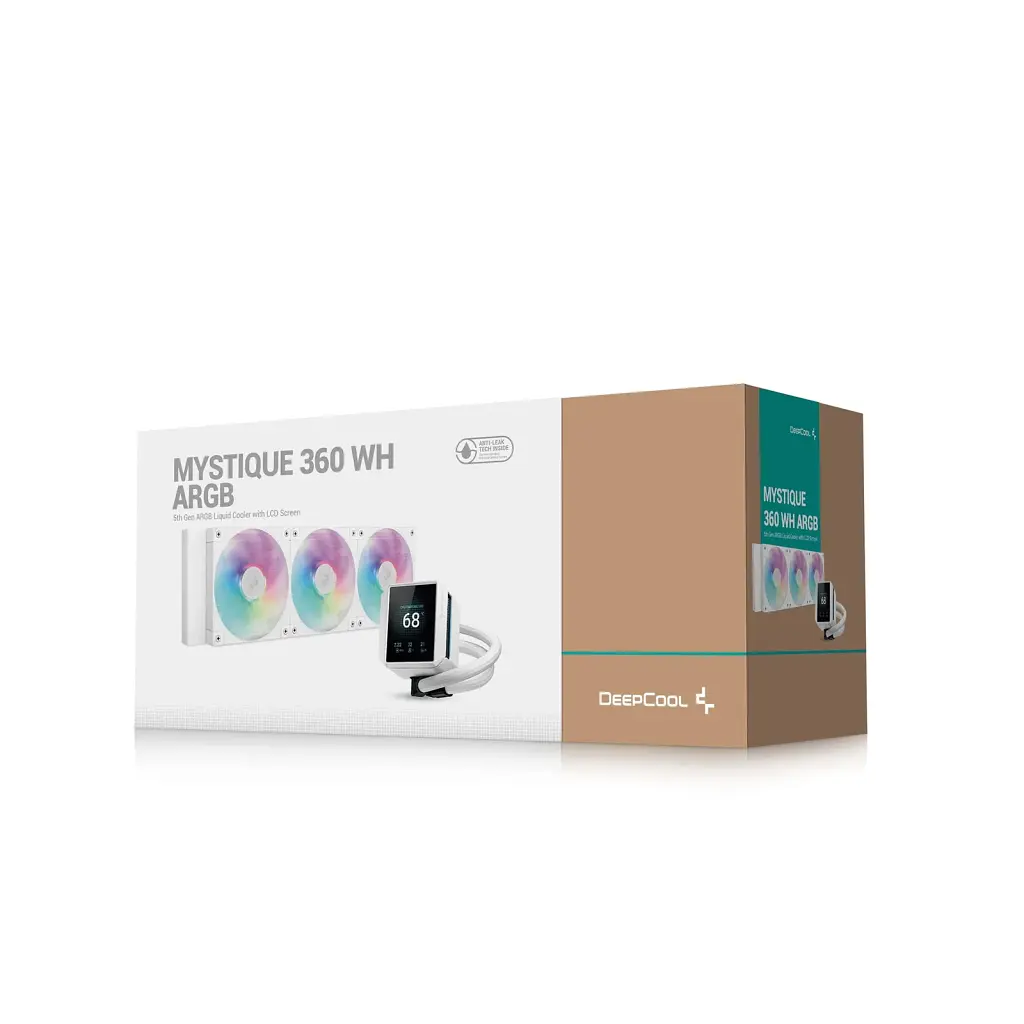 Система рідинного охолодження Deepcool Mystique 360 ARGB White (R-LX360-WHDSNMCP-G-1) - фото 5